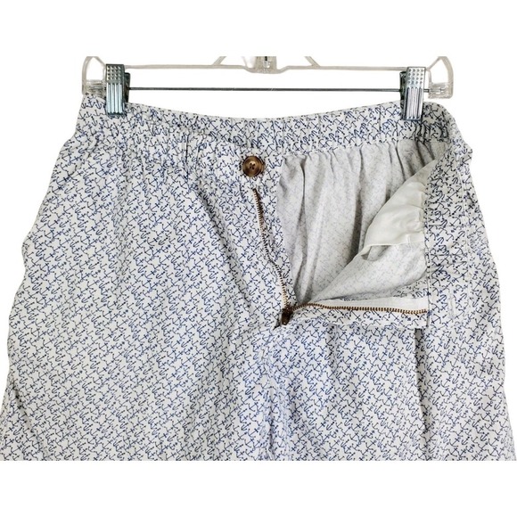 Vtg Chubbies Shorts Boating Marine Men L 28-32 x7 White Blue Vacation Beach USA - Picture 5 of 12